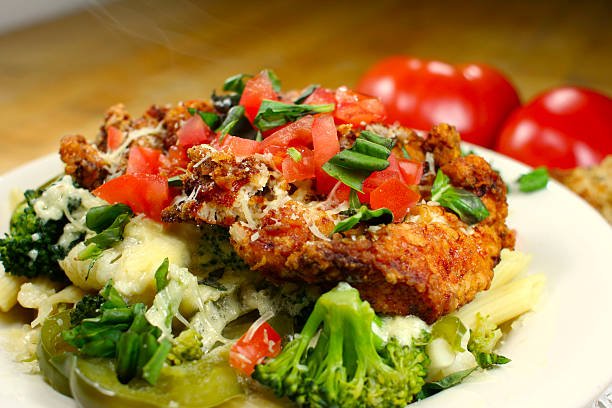 Crispy Parmesan Chicken with Creamy Lemon Pasta | A Delicious Weeknight Dinner